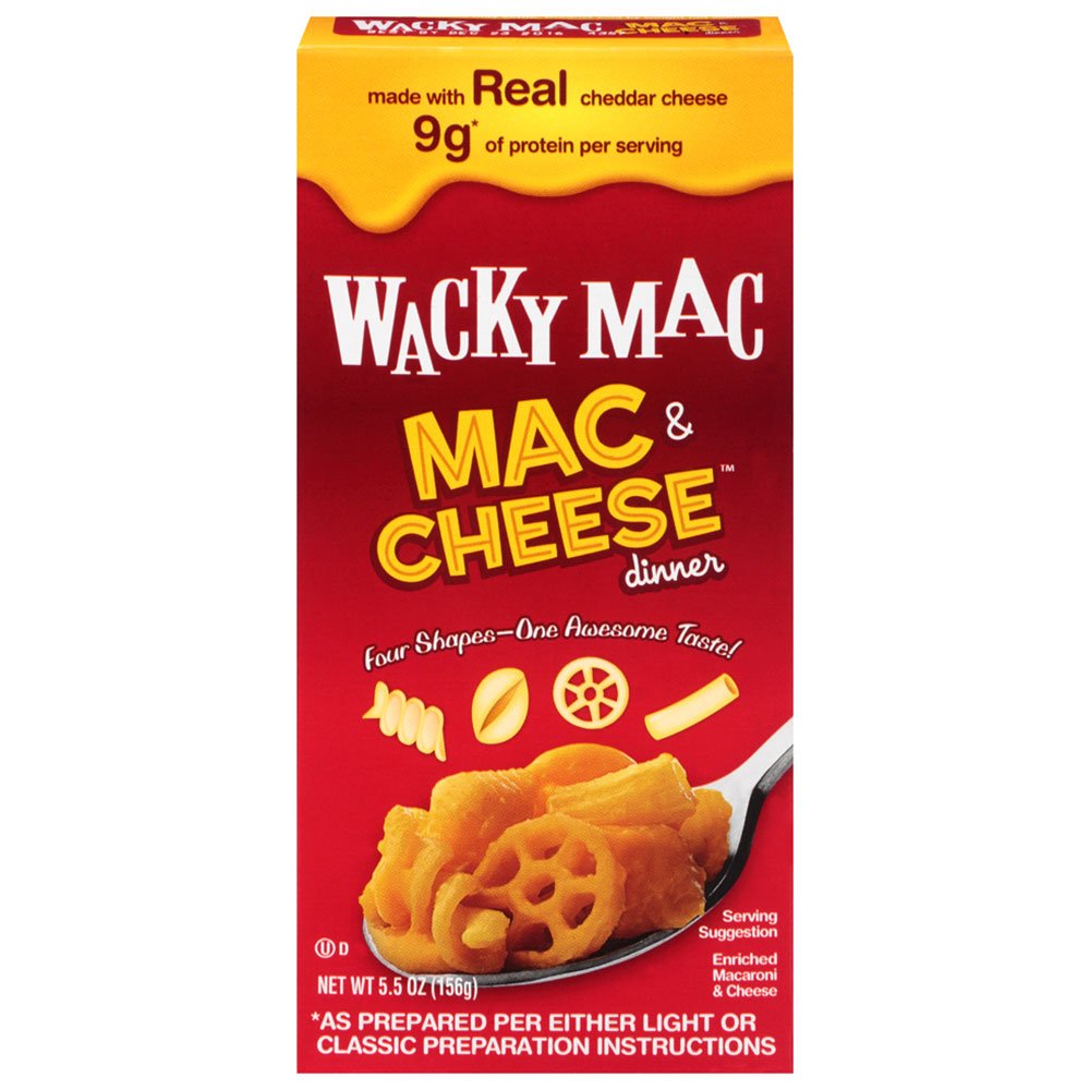 Wacky Mac Macaroni Cheese 24 x 156g (5.5oz)
