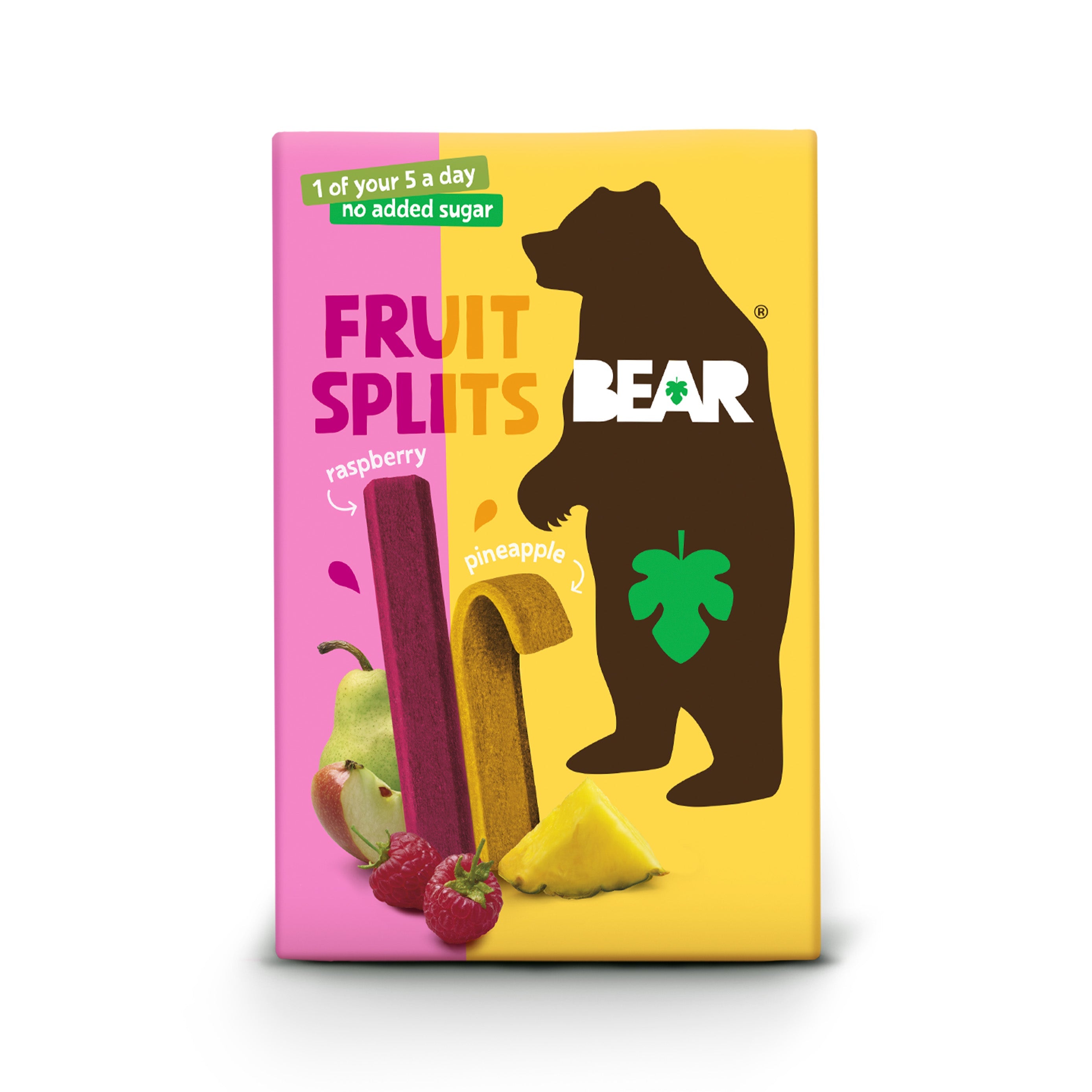 Bear Splits Raspberry & Pineapple 8 x 5 x 20g