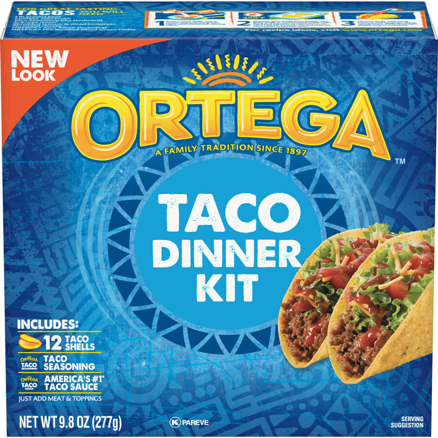 Ortega Taco Dinner Kit 6 x 252g (8.9oz)