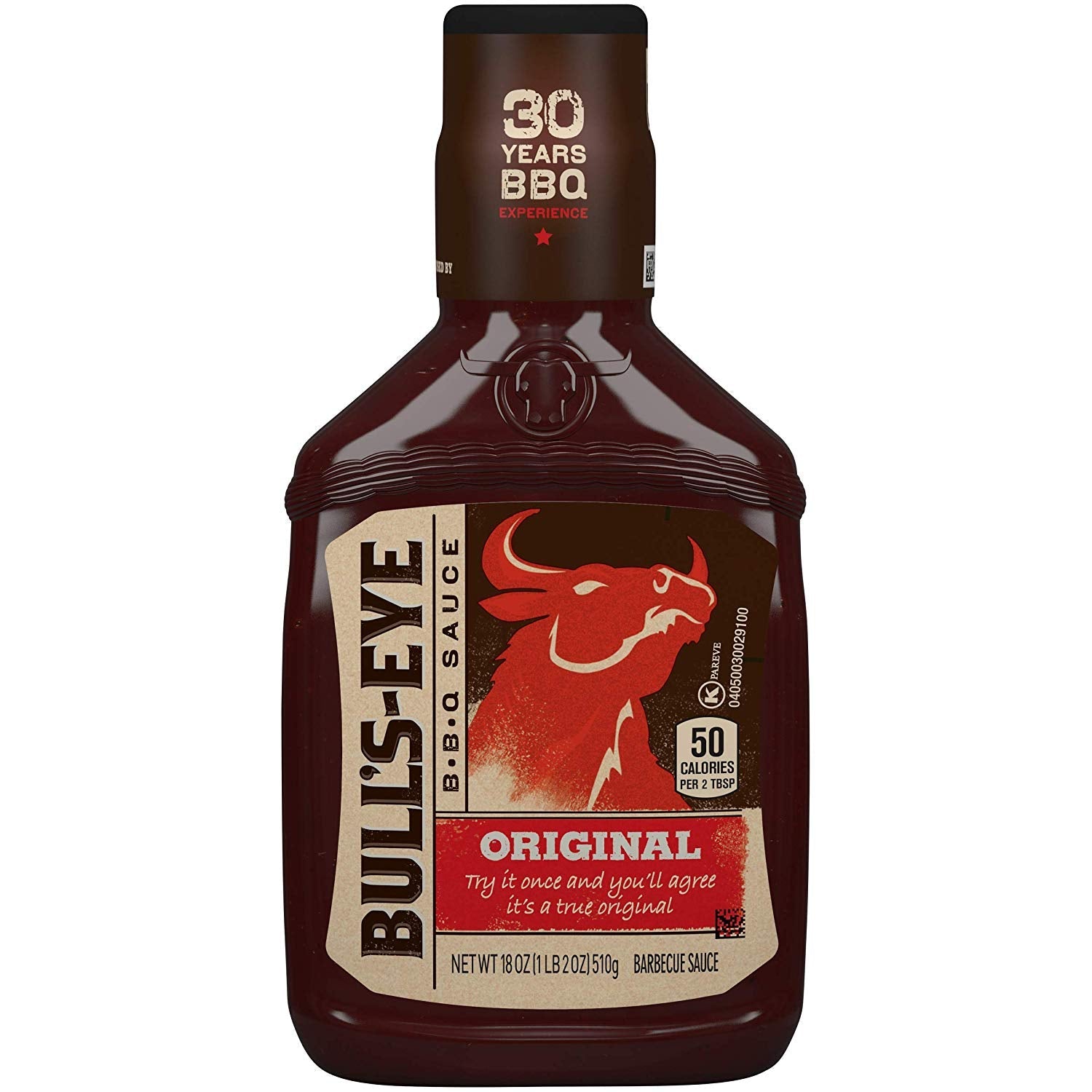 Bulls Eye Bbq Original 12 x 510g (18oz)