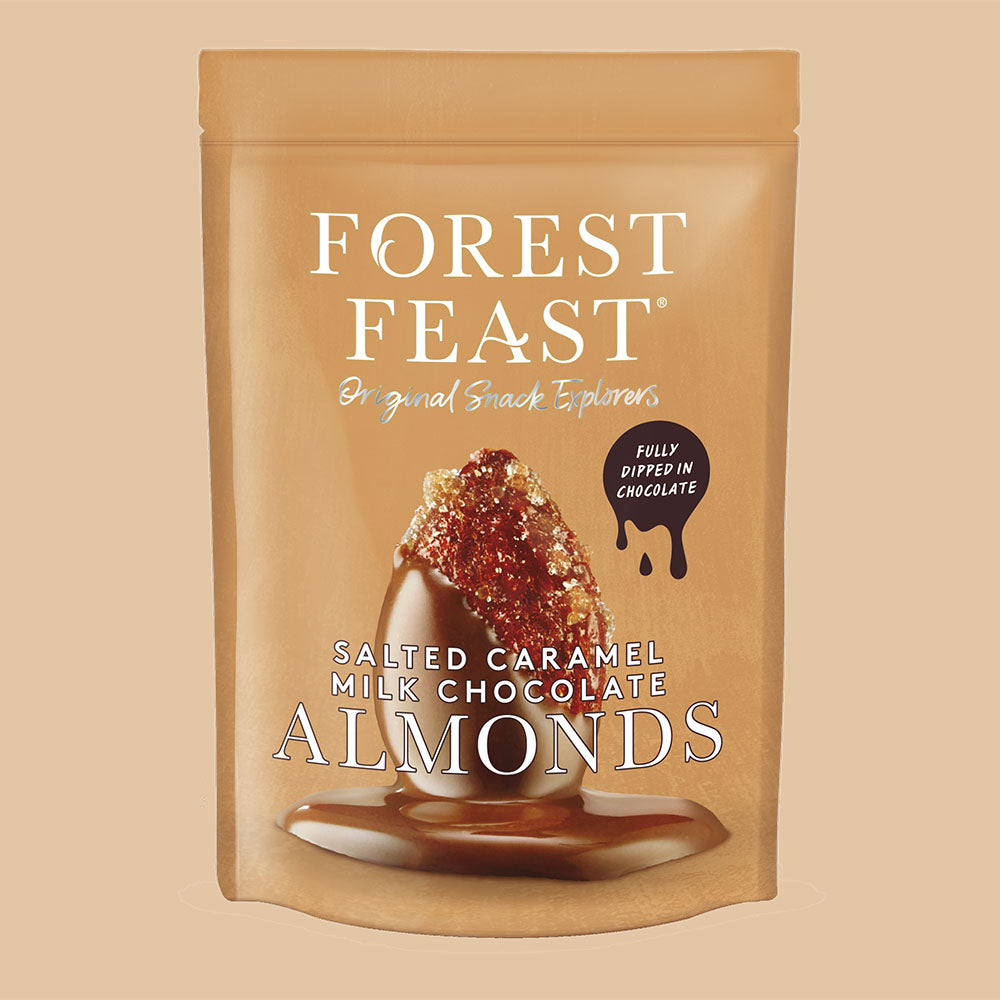 Forest Feast Salted Caramel Milk Chocolate Almonds NK 8 x 120g