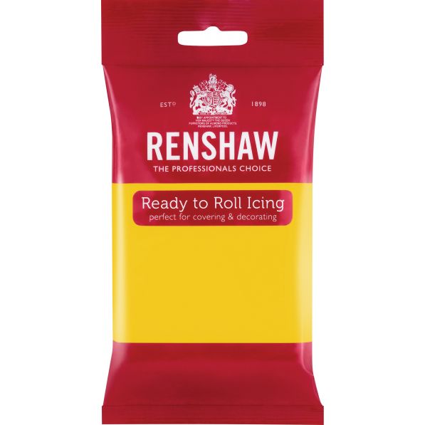 Renshaw Icing Yellow 12 x 250g