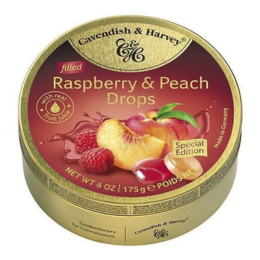 Cavendish & Harvey Drops  Raspberry & Peach NK 9 x 175g