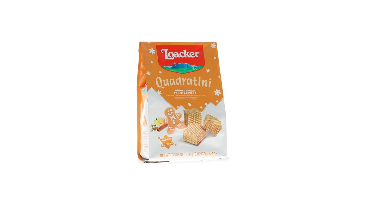 Loacker Quadratini Gingerbread 18 x 250g