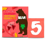 Bear Bites Fruit & Veg Shapes Strawberry & Butternut 4 x 5 x 18g