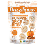 Drizzilicious Mini Rice Cakes, Pumpkin Spice flavour, 113g - gluten-free, dairy-free and Kosher.