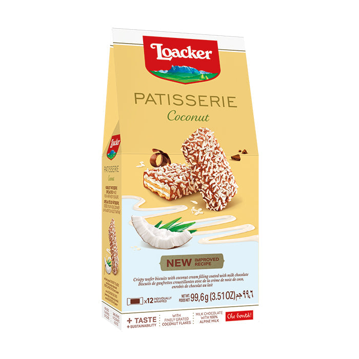 Loacker Patisserie Coconut Gable Box 15 x 99.6g