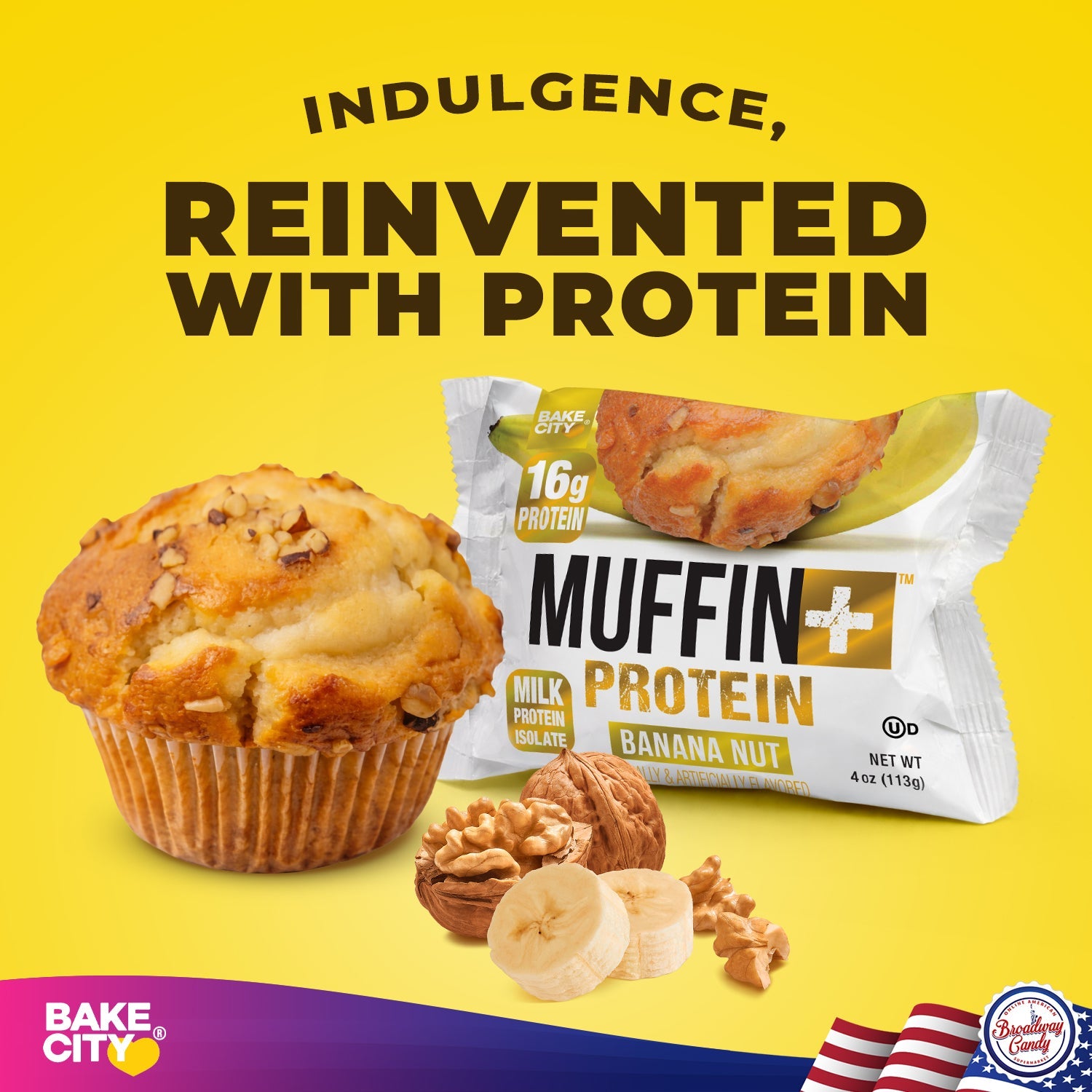 Bake City Muffin + Protein Banana Nut  6 x 113g (4oz)