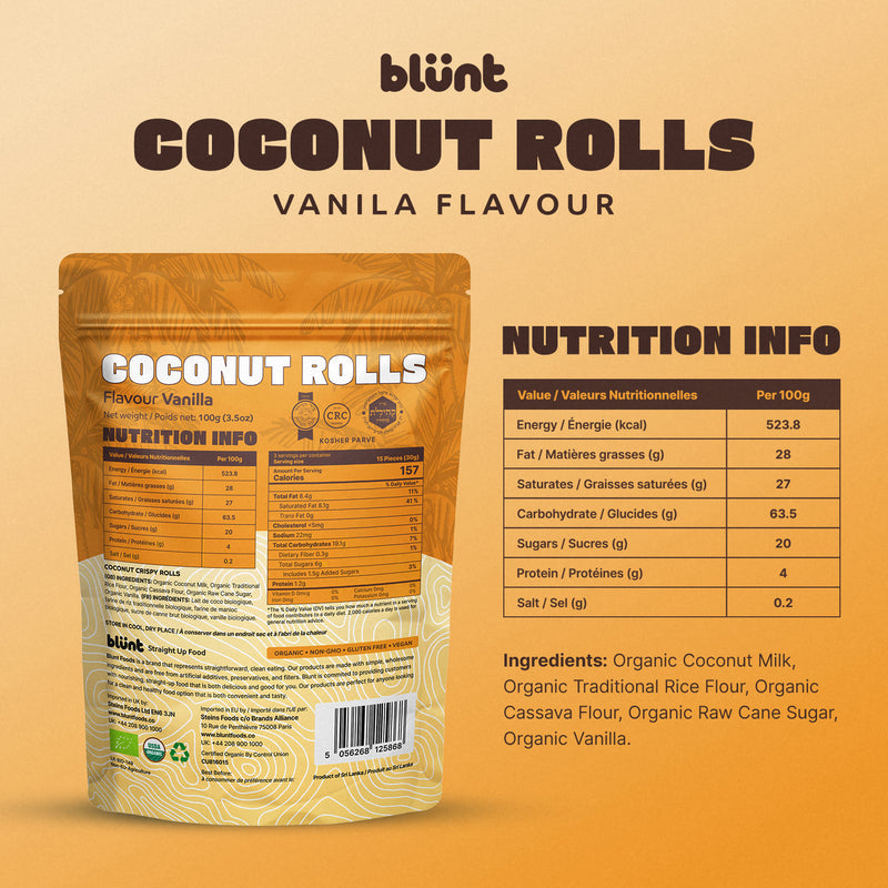 Blunt Coconut Rolls Vanilla