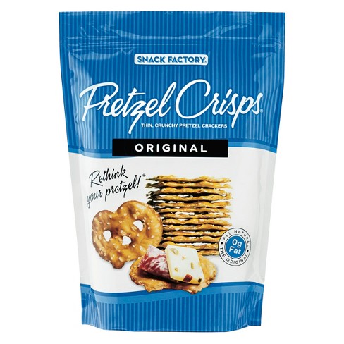 Snyders Pretzel Crisp LARGE Original  12 x 204g (7.2oz)