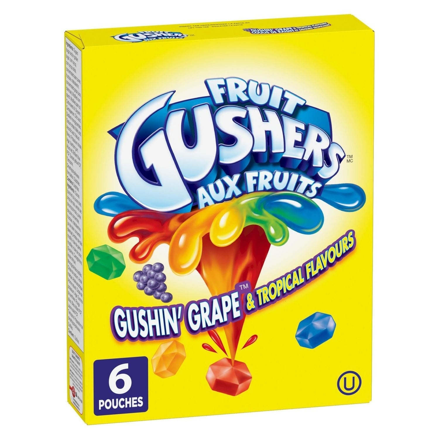 Betty Crocker Fruit Gushers Grape 10 x 138g