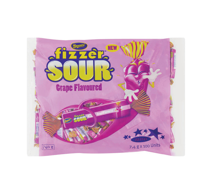 Mini Fizzer Sours Grape 20 x 100s