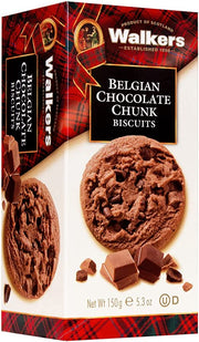 Walkers Biscuits Belgian Chocolate Chunk 12 x 150g