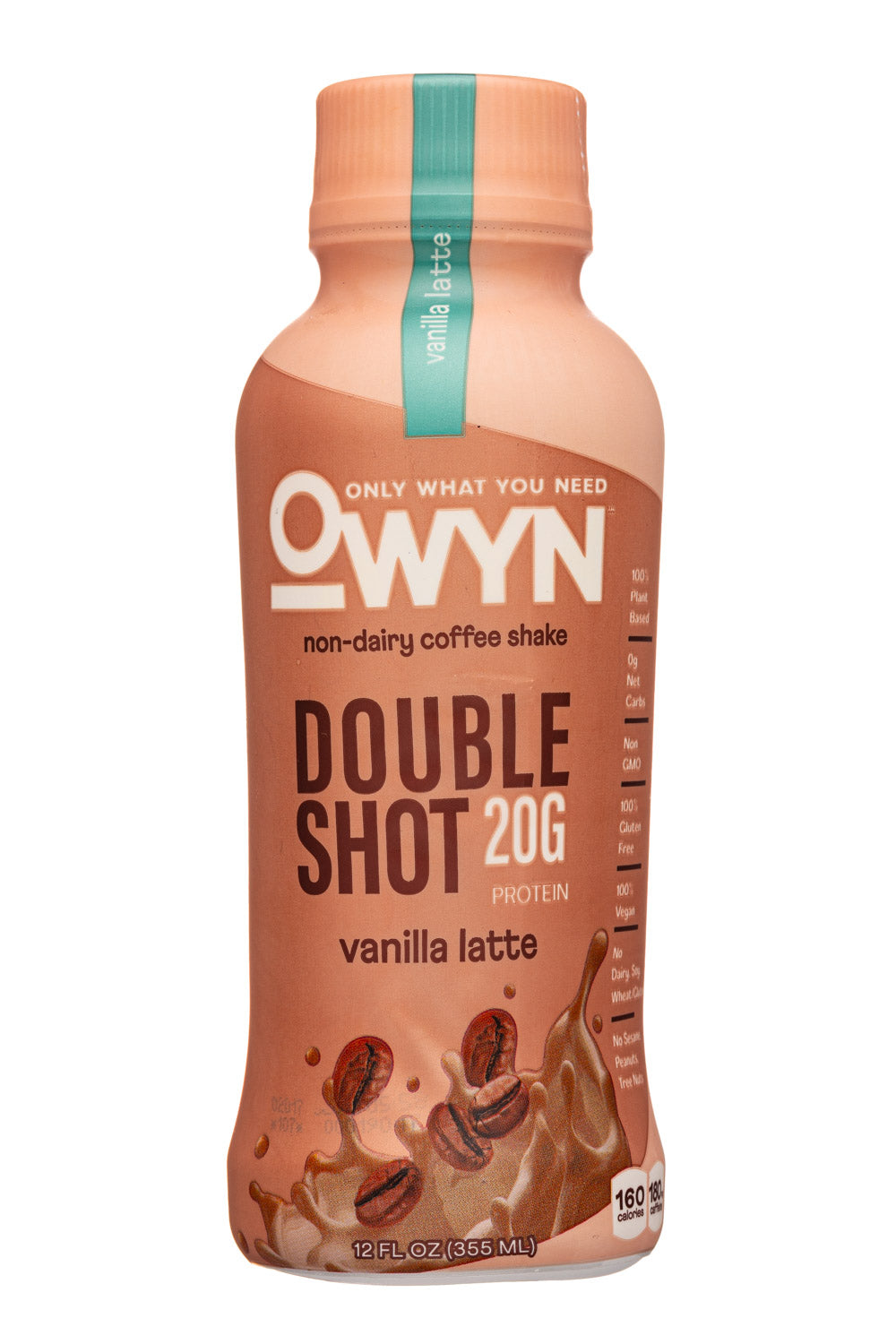 OWYN Double Shot Vanilla Latte 12 x 355ml (12fl oz)