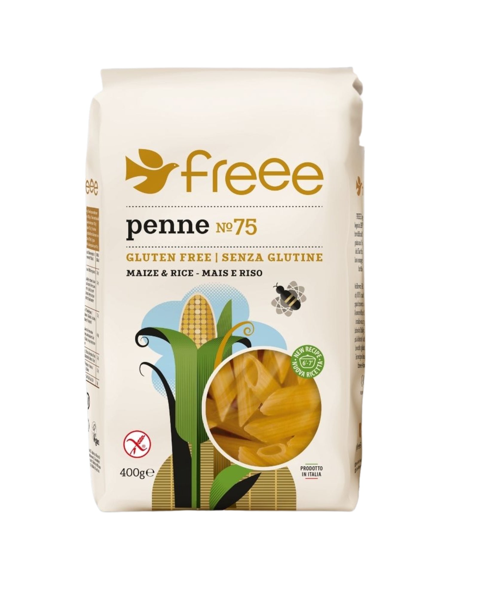 Doves Farm GF Pasta Maize & Rice Penne 8 x 400g