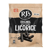RJ'S Natural Soft Eating Black Licorice  12 x 300g