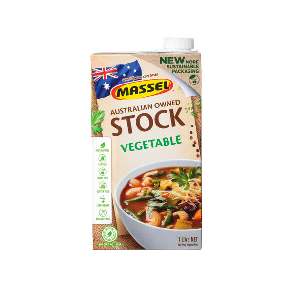 Massel Organic Liquid Stock Vegetable  6 x 1L