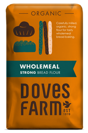 Doves Farm Organic Strong Wholemeal Bread Flour 5 x 1.5kg