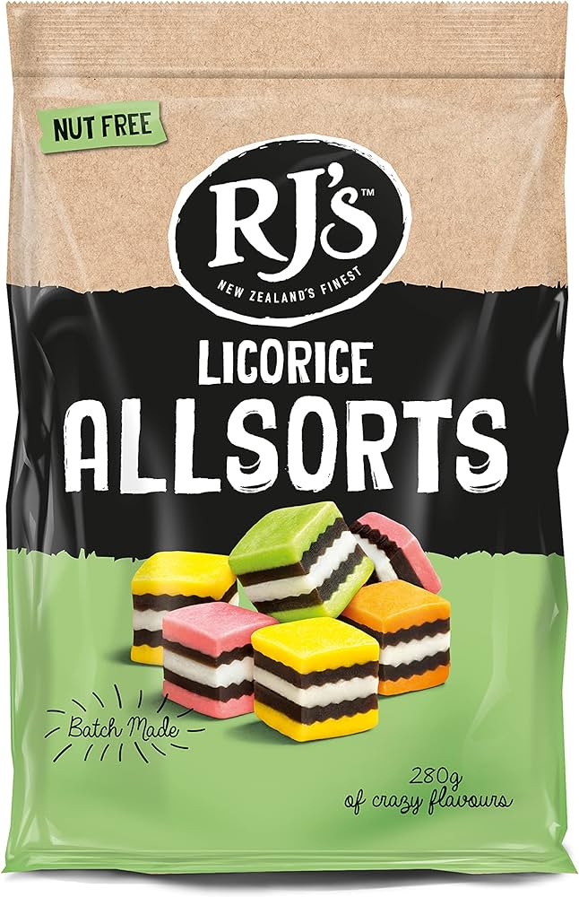 RJ'S Licorice All Sorts NK 12 x 280g
