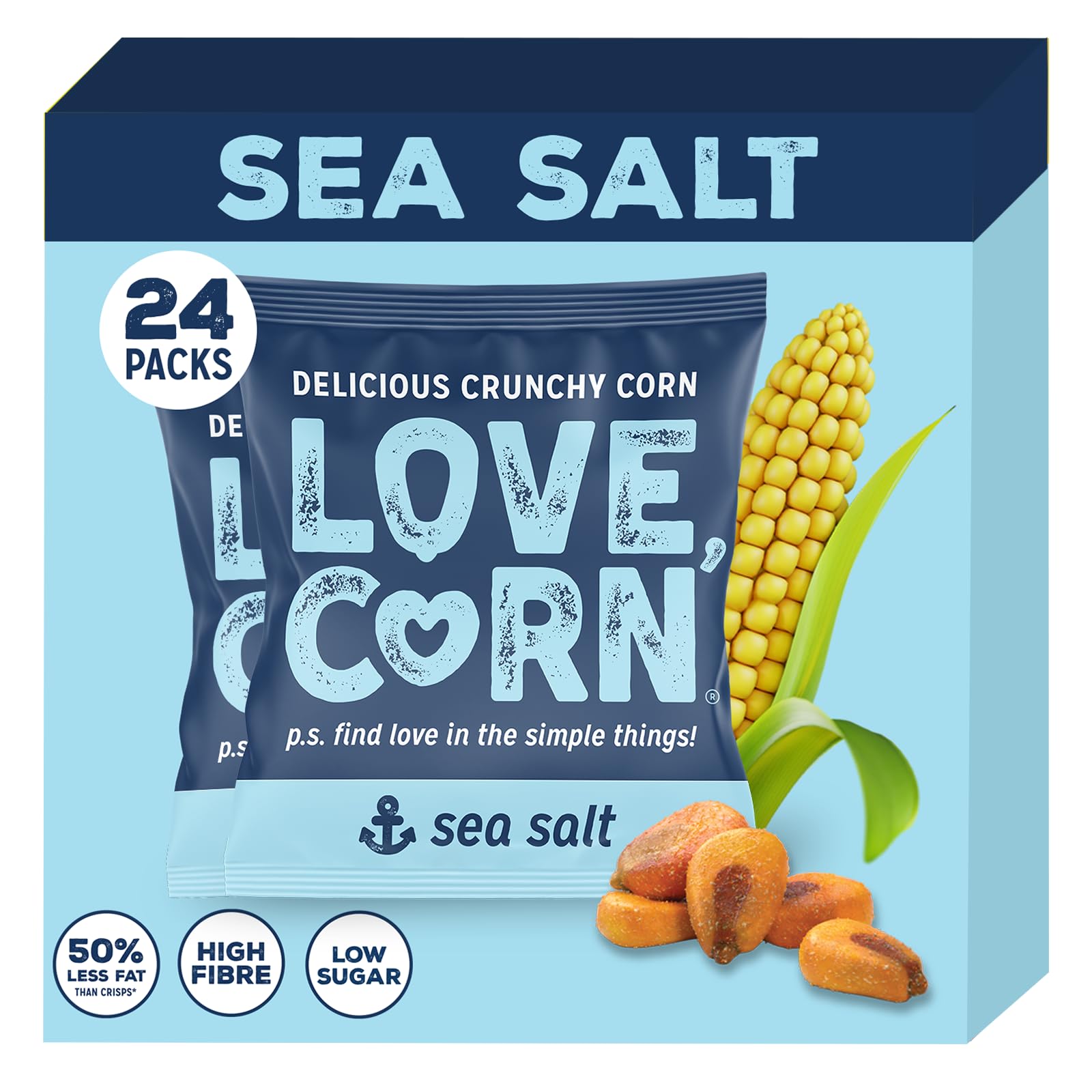 Love Corn Sea Salt 24 x 20g