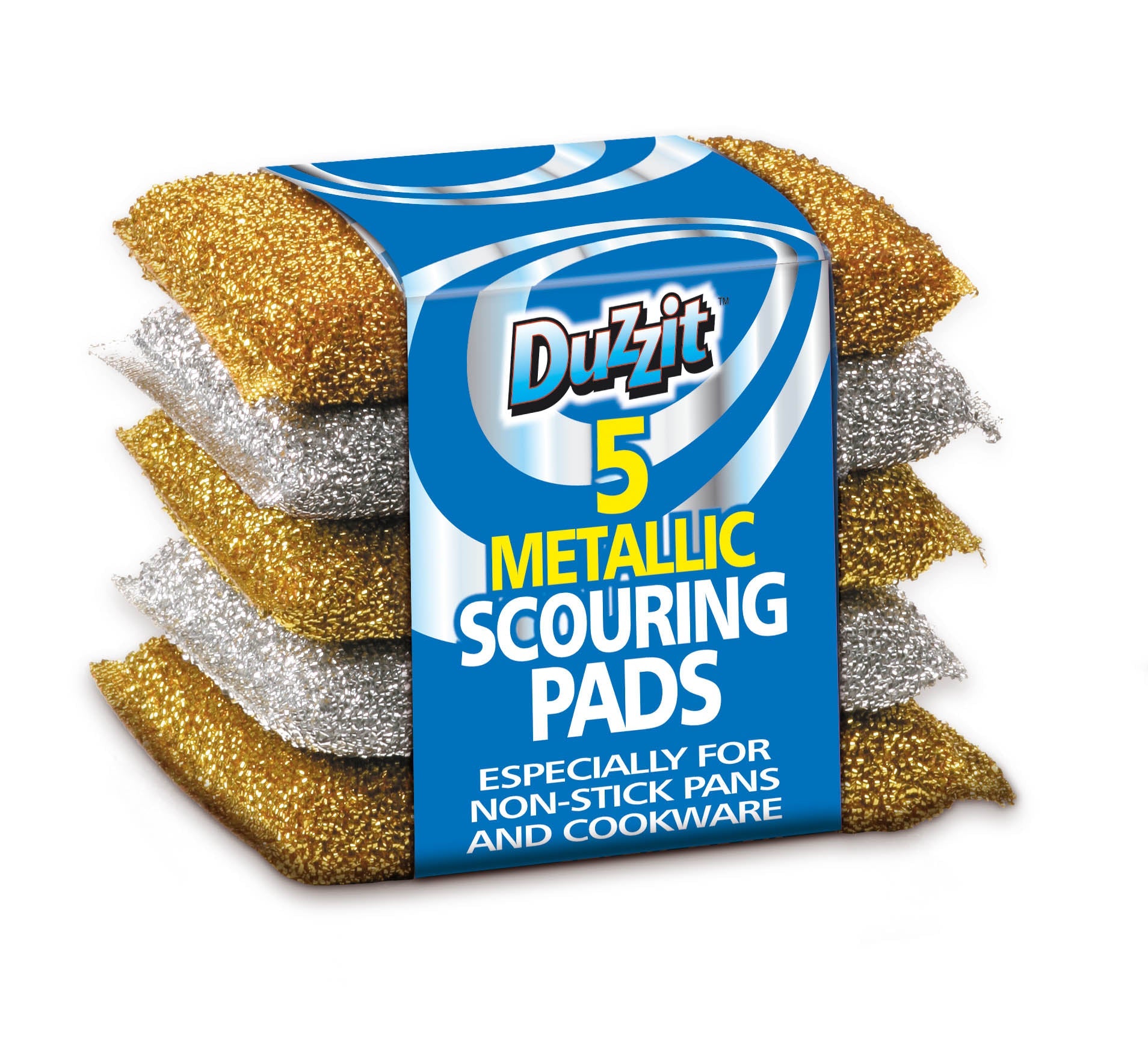 151 Duzzit Metallic Scouring Pads 4Pk  24 x 24