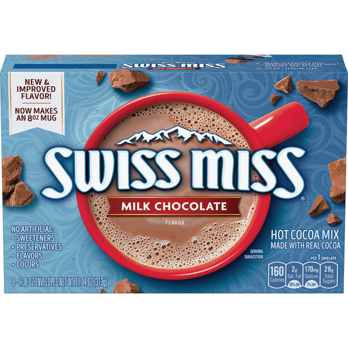 Swiss Miss Milk Chocolate Drink 12 x 313g (11.04oz) NK