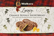 Walkers Milk Chocolate Orange Royal Shortbread 12 x 150g