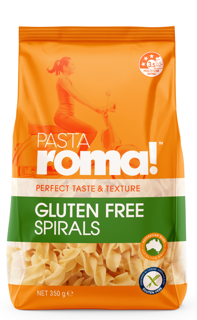 Orgran GF Pasta Roma Spirals 8 x 350g
