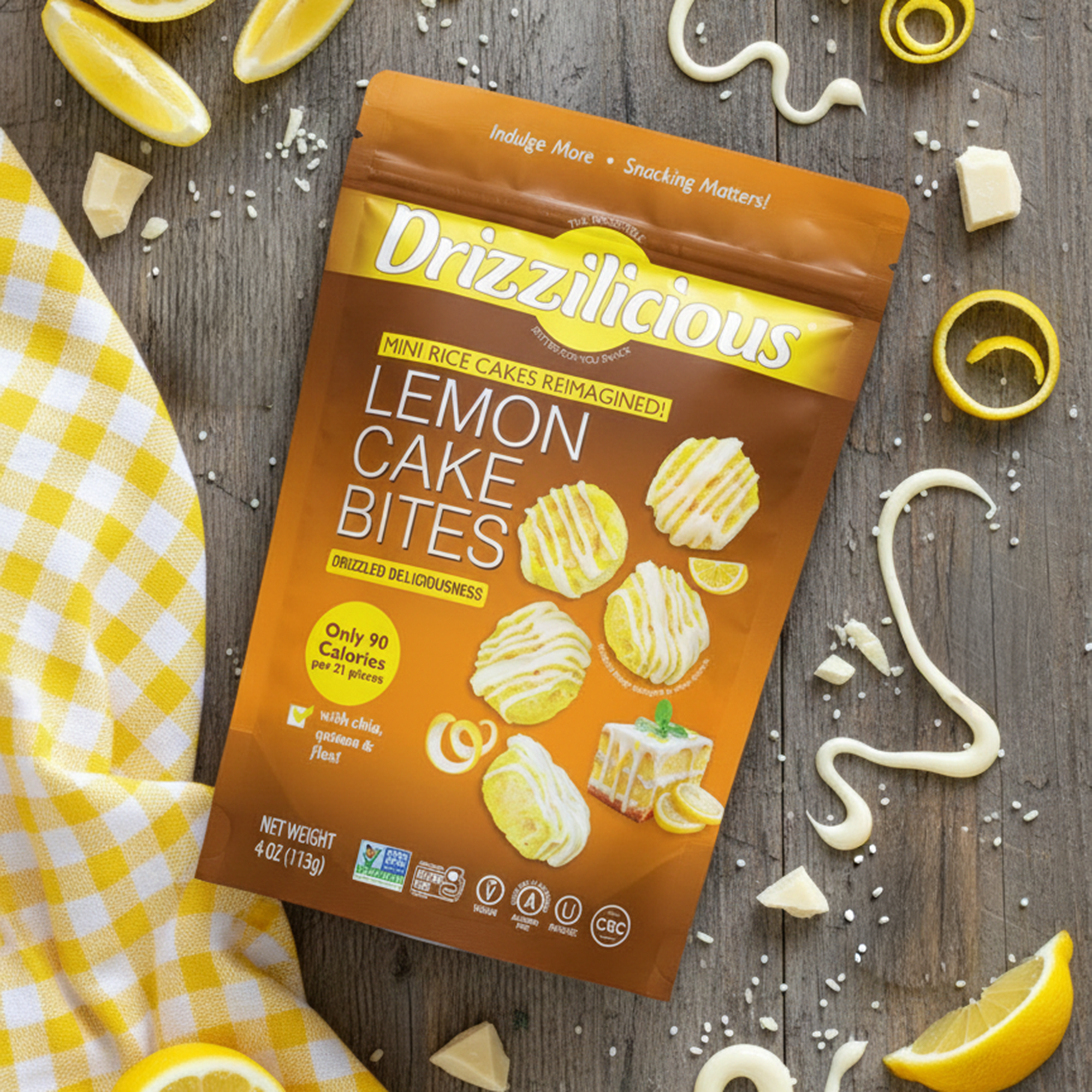 Drizzilicious Lemon Cake Bites 12 x 113g