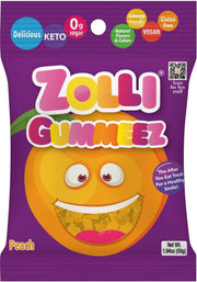 Zollipops Zolli Gummeez Peach NK 144 x 55g (1.94oz)