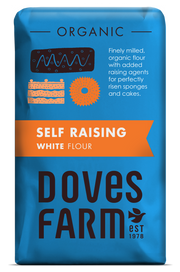 Doves Farm Organic Self Raising White Flour 5 x 1kg