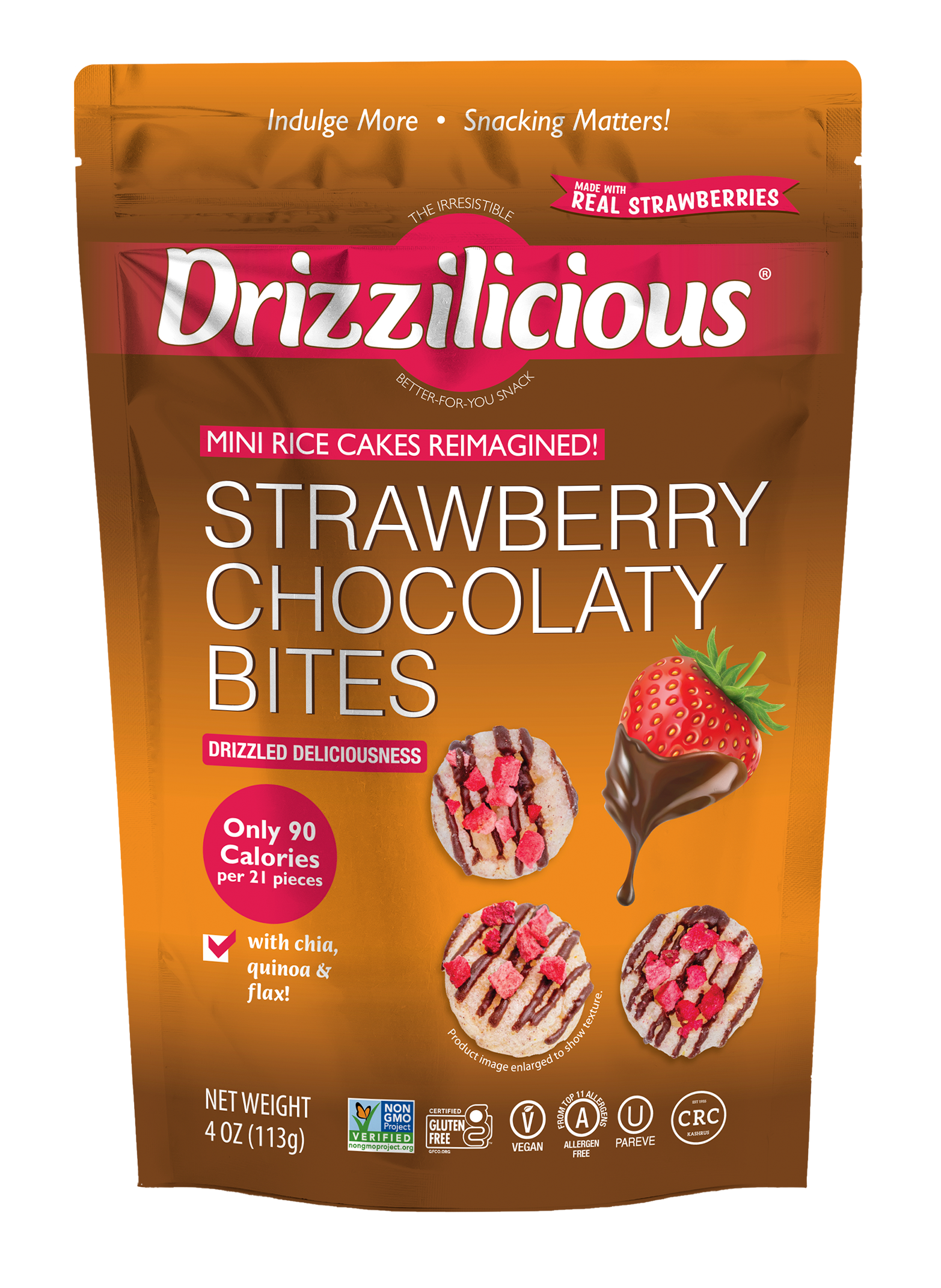 Drizzilicious  Strawberry Chocolaty 12 x 113g