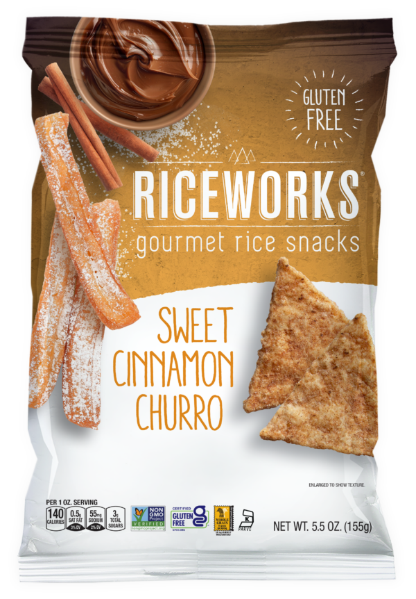 Riceworks Sweet Cinnamon Churro 6 x 155g