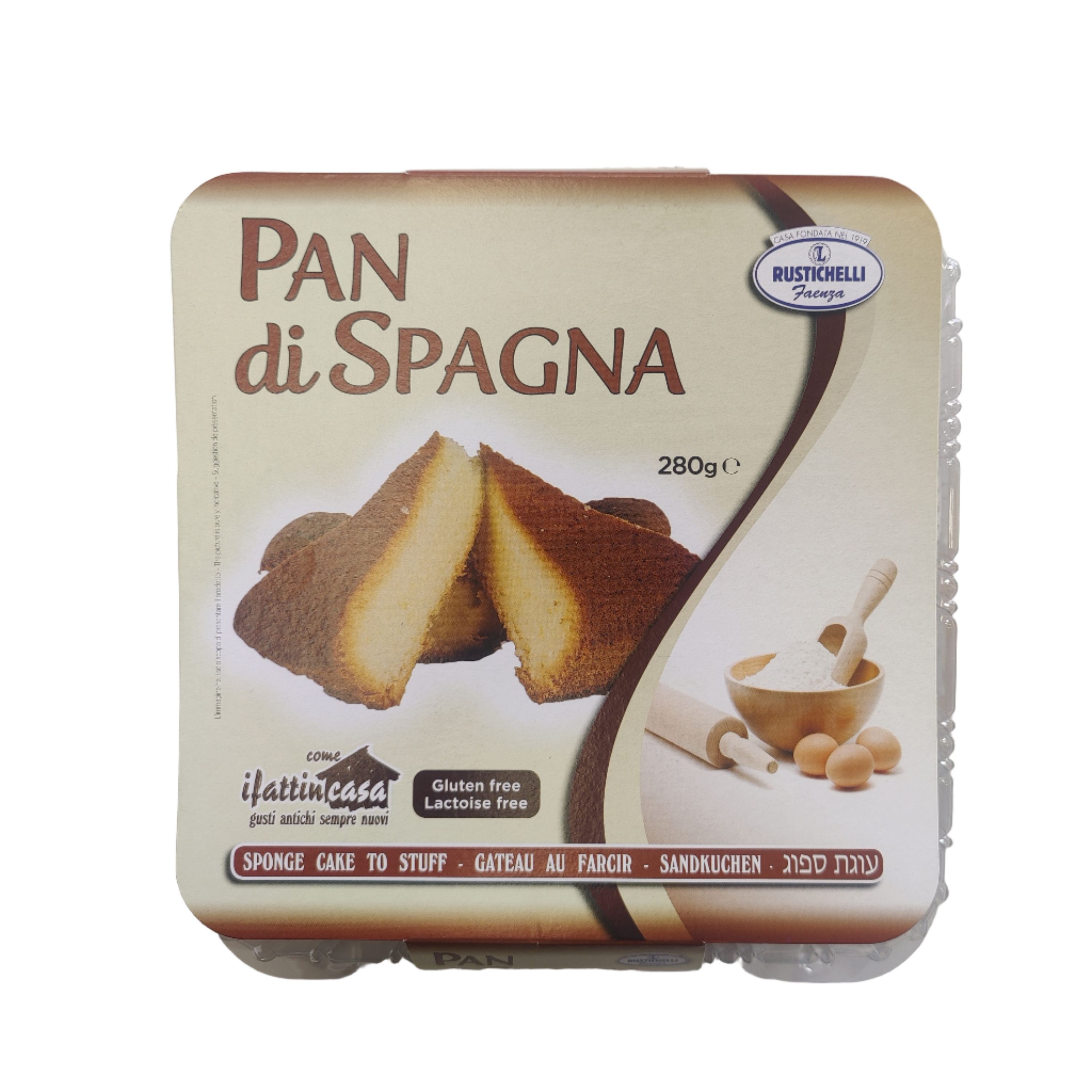 Rustichelli Sponge Cake to Stuff Passover 10 x 220g