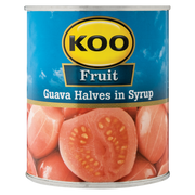 Koo Canned Fruit Guava Halves in Syrup LARGE 6 x 825g