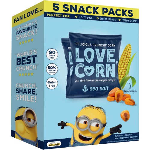 Love Corn Sea Salt Multi Pack 6 x 5 x 20g