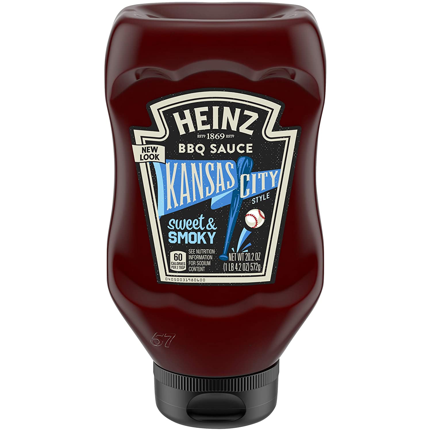 Heinz Kansas City Style BBQ Sauce 6 x 572g (20.2oz)