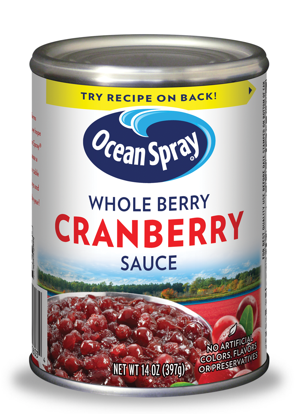 Ocean Spray Cranberry Sauce Whole 24 x 397g (14oz)