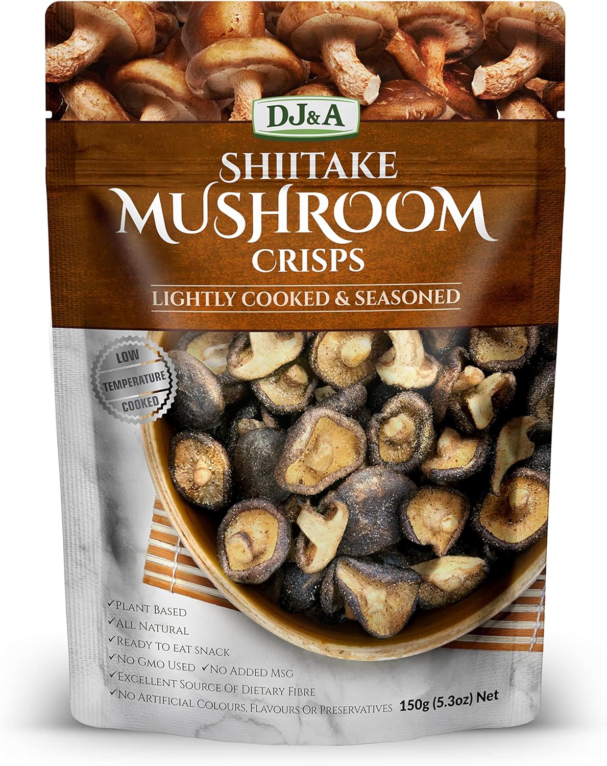DJ&A Shitake Mushroom Crisps 16 x 150g (5.3oz)