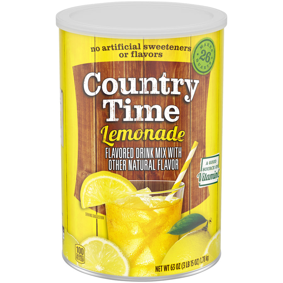 Country Time Lemonade Mix 6 x 1.78kg (63oz)