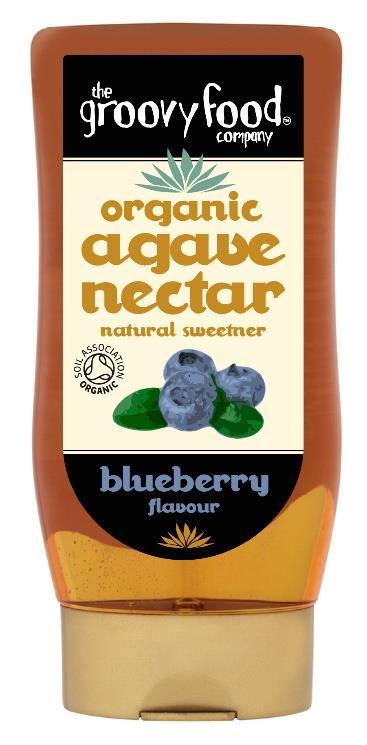 Groovy Food Agave Nectar - Blueberry Flavour 6 x 250ml