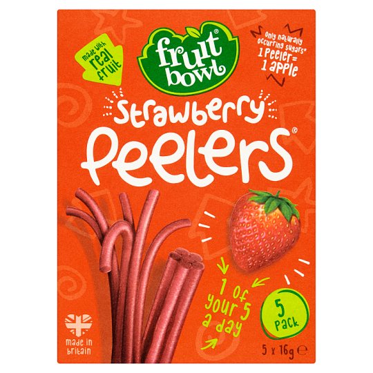 Fruit Bowl Peelers Strawberry 8 x 5 x 16g