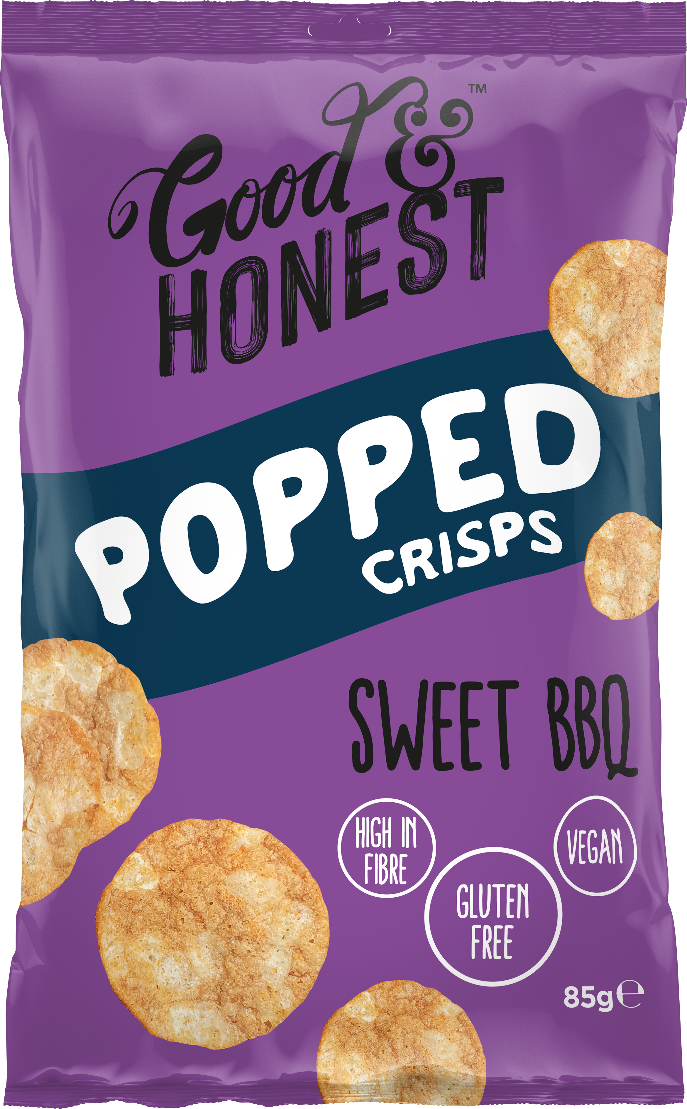 Good & Honest Chips Core Sweet BBQ 8 x 85g