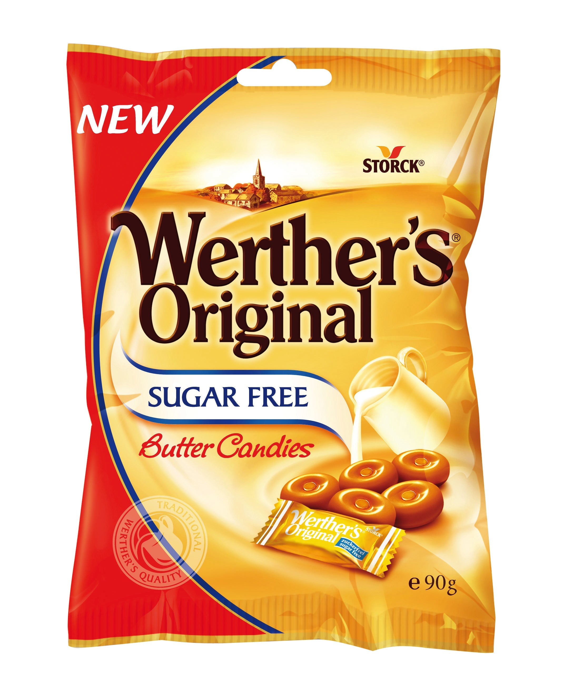 Werthers Butter Candies Sugar Free 18 x 80g