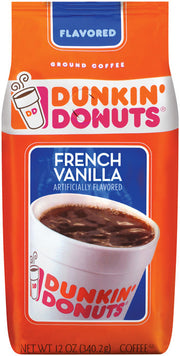 Dunkin Donuts French Vanilla Coffee 6 x 340.2g (12oz)