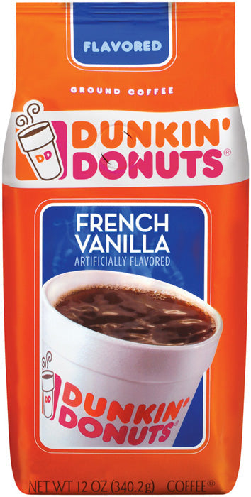 Dunkin Donuts French Vanilla Coffee 6 x 340.2g (12oz)