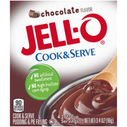 Jell-o Chocolate Pudding 24 x 96g (3.4oz)