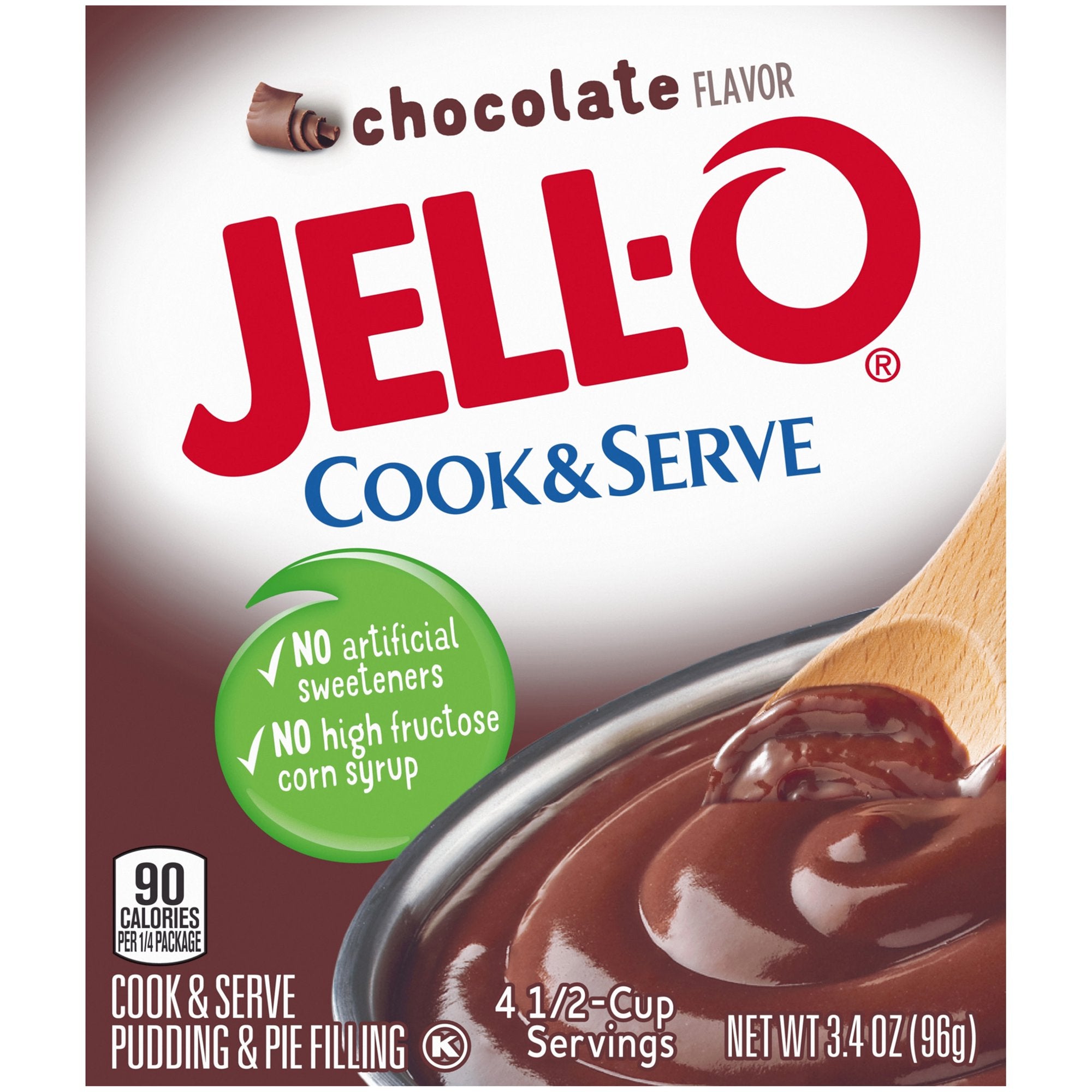 Jell-o Chocolate Pudding 24 x 96g (3.4oz)