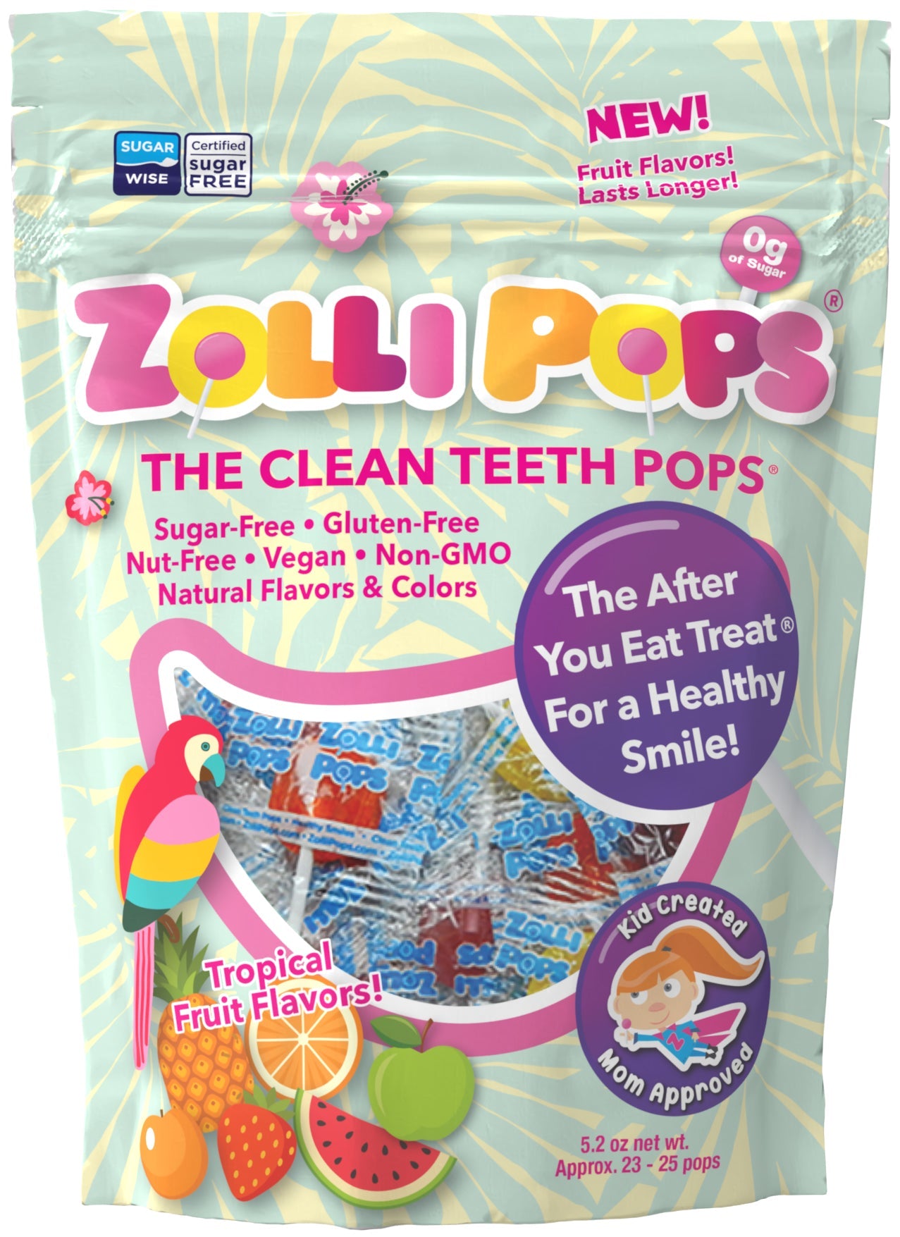 Zollipops Tropical Variety 24 x 147g (5.2oz)