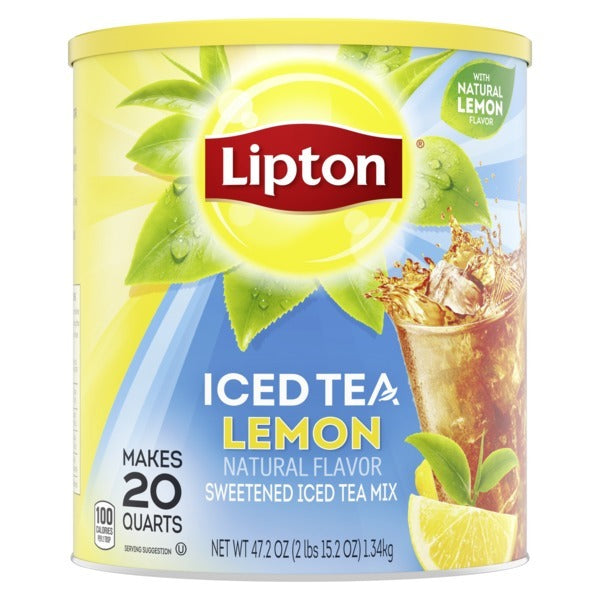Lipton Lemon Iced Tea 6 x 1.34kg (47.2oz)